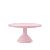 Patera na ciasto A Little Lovely Company Pink 23,5 cm, różowa, z melaminy