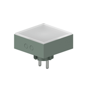 Lampka LED do gniazdka Avolt Lamp 1, zielona Oak Green, ze ściemniaczem