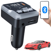 Extralink Smart Life | Transmiter Fm do samochodu z funkcją ładowania | 2x Usb-a, karta Sd