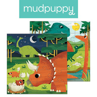 Mudpuppy Puzzle magnetyczne Dinozaury 4+